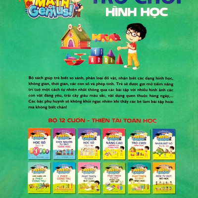 Thiên Tài Toán Học (4 - 5 Tuổi) - Trò Chơi Hình Học