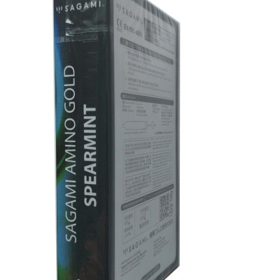 Bao cao su Sagami Spearmint - Hương bạc hà - H10 - Che Tên SP