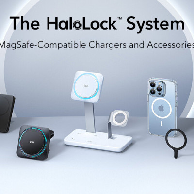 Ốp Lưng ESR Air Armor Clear Halo Lock dành cho iPhone 14 /14 Plus/ 14 Pro / 14 Pro Max - Hàng Chính Hãng