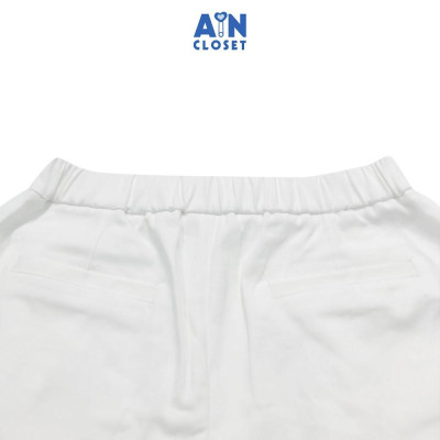 Quần đùi mẹ Trắng trơn chéo Hàn - AICDBTVKGOKE - AIN Closet