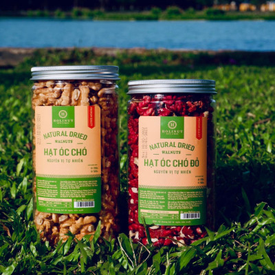 Hạt Óc Chó Đỏ Tách Vỏ Mỹ/ 500gr - Thương Hiệu Holinut