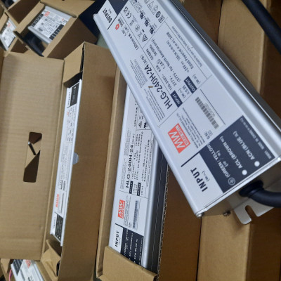 Nguồn LED 24V 10A HLG-240H-24 Meanwell Hàng nhập khẩu