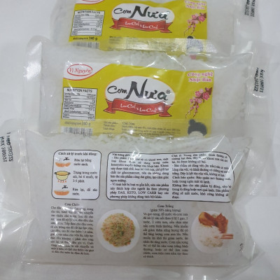 Combo 2 Gói Cơm Nưa Vị Nguyên Das Keto 240g