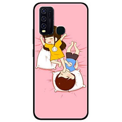Ốp lưng dành cho Vivo Y30 mẫu Couple Ngủ