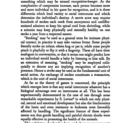 Games People Play: The Psychology of Human Relationships