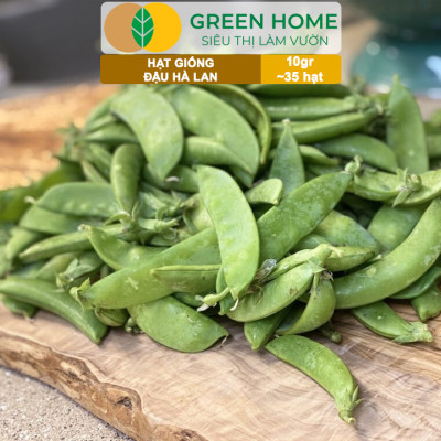 Hạt Giống Đậu Hà Lan Greenhome, Gói 10gr~35 hạt, Dễ Trồng, Nảy Mầm Cao, Thu Hoạch Nhanh, Năng Suất Cao T18