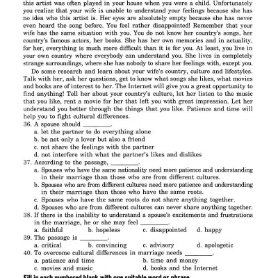 Bài Tập Trắc Nghiệm Tiếng Anh 12 (Không Đáp Án)