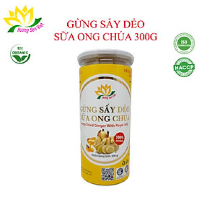 GỪNG SẤY DẺO SỮA ONG CHÚA 300G - HƯƠNG SEN VIỆT