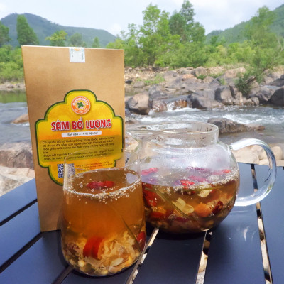 Set Nguyên Liệu Nấu Chè Sâm Bổ Lượng Shop Thảo Dược (gói 300g, 12 vị, nấu 4lit)