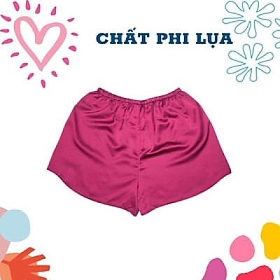 Quần đùi Nữ Lụa Satin Cao Cấp từ 45-64kg- mặc ngủ - mặc trong váy -mềm min