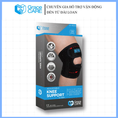 Đai Cố Định Đầu Gối Grace Care KB222 – Bảo Vệ Khớp Gối, Hỗ Trợ Tập Thể Thao, Giảm Đau, Chấn Thương