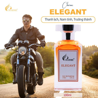 Nước hoa nam lưu hương lâu, Charme Elegant, hương biển hiện đại và nam tính, dành cho phái mạnh, 100ml