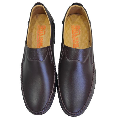 Giày Mọi Nam Da Bò Thật TiTi ĐÔ Cao Cấp GM2045d