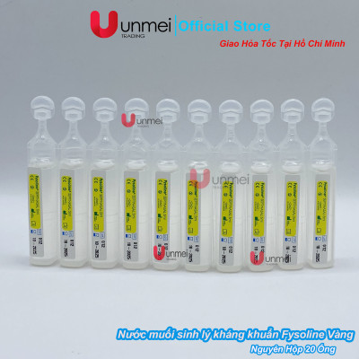 Fysoline - Nước muối sinh lý Kháng khuẩn Pháp - Hỗ trợ nghẹt mũi, viêm mũi, sổ mũi