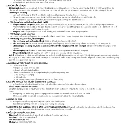 Dung dịch hỗ trợ vết thương HEDAR