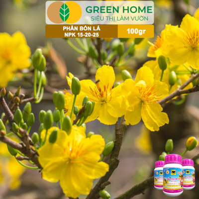 Phân Bón Lá Đầu Trâu MK 501-701-901, GreenHome,Chai 100GR,Đặc Biệt Dành Cho Hoa Lan Và Cây Cảnh