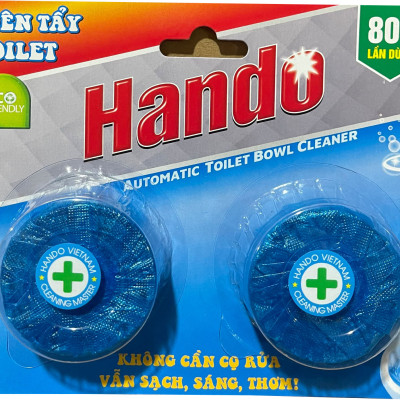 Bộ 2 vỉ 4 viên tẩy bồn cầu Hando RCB117