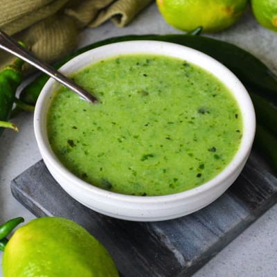 Muối Ớt Xanh Mù Tạt Ông Chà Và 235g (Mustard Green Chilli Salt)