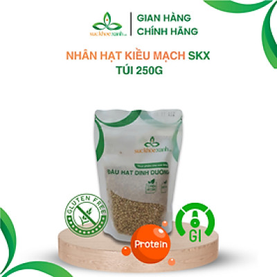 Nhân Hạt Kiều Mạch (Ba Khía) Sức Khỏe Xanh Giàu Dinh Dưỡng Túi 250g Nhập khẩu chính ngạch từ Trung Quốc