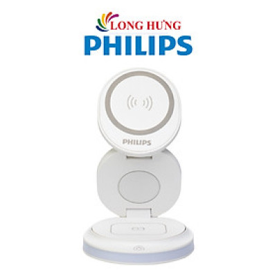 Đế sạc không dây 3-in-1 Philips Magnetic Wireless 15W DLP9510FB/97 - Hàng chính hãng