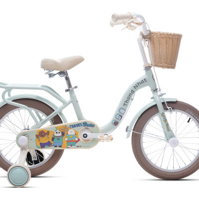 Xe đạp trẻ em Thống Nhất We Bare Bear Size 16 Phù hợp với bé từ 3 tuổi đến 7 tuổi - Tặng Chuông, đồ lắp xe