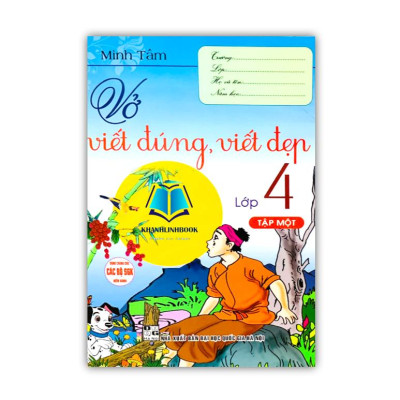 Combo Vở viết đúng, viết đẹp lớp 4 (tập 1 + 2) - dùng chung cho các bộ sgk hiện hành (HA-MK)