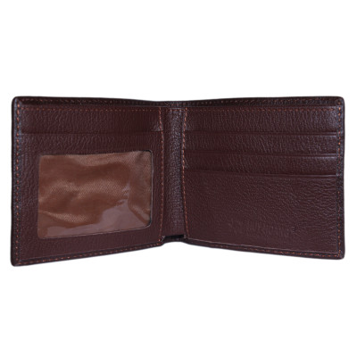 HC2201-02-03-40 - Bóp nam Huy Hoàng da cá sấu da bụng màu đen, nâu đỏ, vàng bò, nâu đất