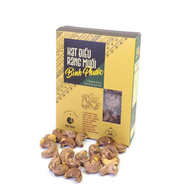 Hộp quà tặng PHÚ QUÝ,  hạt điều Bình Phước không vỏ lụa loại A