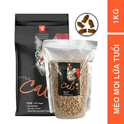 [1KG] - Thức ăn hạt cho mèo mọi lứa tuổi Tuổi Cat