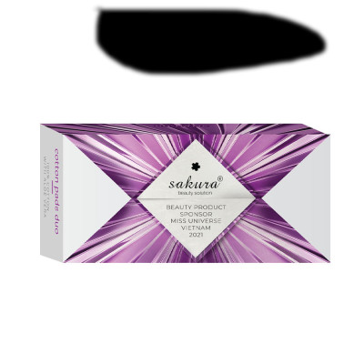 Bông tẩy trang Sakura Nhật Bản - Hộp 60 miếng