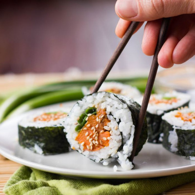 Gạo Nhật Japonica Túi 5Kg ( A An)  - Hạt tròn, cơm ngọt, rất dẻo, hạt cơm kết dính