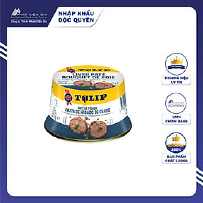 Pate Gan Heo Tulip 125g - Nhập Khẩu Đan Mạch | Tulip Liver Paté 125g