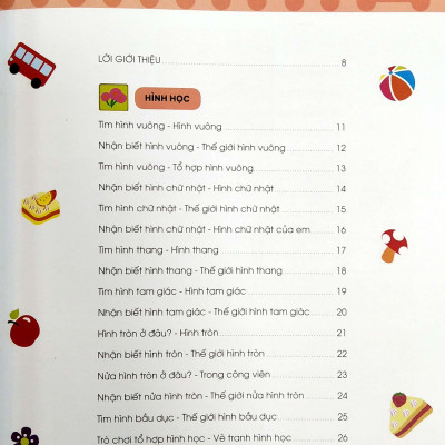 Thiên Tài Toán Học (4 - 5 Tuổi) - Trò Chơi Hình Học