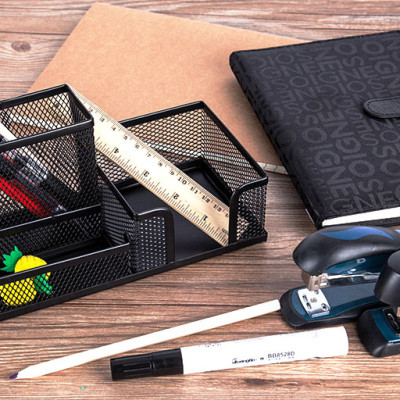 WZ9301	Cắm bút sắt Đen Guangbo