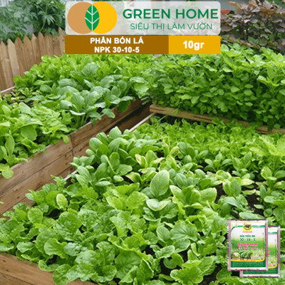 Phân Bón Npk 30-10-5, Greenhome, Đầu Trâu, Gói 10Gr, Kích Ra Rễ, Đẻ Nhánh, Nảy Chồi, Ra Lá Mới