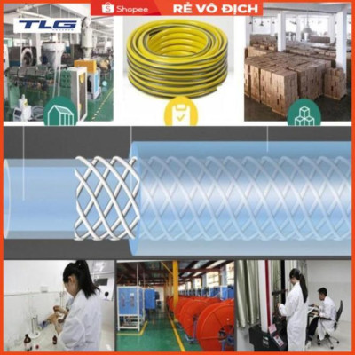 Bộ dây vòi xịt nước rửa xe, tưới cây . tăng áp 3 lần, loại 15m 206318 đầu đồng,cút,nối đen+ tặng mở chai