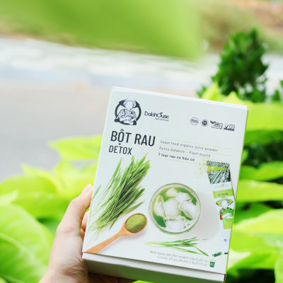 Bột Rau Detox Dalahouse 63g (21 gói 3g, 7 vị) - Loại Bỏ Độc Tố, Phòng Ngừa Táo Bón, Hỗ Trợ Tiêu Hóa Tốt, Tăng Cường Sức Đề Kháng, Tạo Năng Lượng Hoạt Động, Bổ Sung Nhiều Chất Xơ Từ Rau Xanh, Đẹp Da, Giữ Dáng