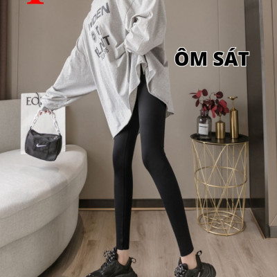 Quần Legging Cạp Siêu Cao Siêu Co Giãn Chất Đẹp Hàng Loại 1 Nâng Mông Tôn Dáng Dấu Bụng