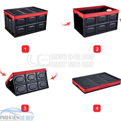 Thùng đựng đồ đa năng gấp gọn để sau ô tô