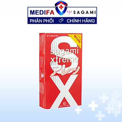 Bao Cao su Sagami Xtreme Feel Long Gai Nổi Hộp 10 Chiếc Nhật Bản