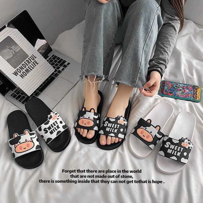 Dép Nữ Quai Ngang, Dép Bò Sữa Sweet Milk Siêu Dễ Thương DP05
