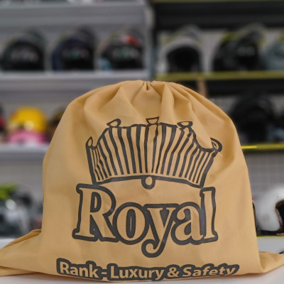 Túi vải dây rút Royal đựng mũ bảo hiểm màu vàng năng động