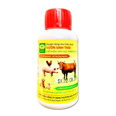 Chế phẩm sinh học VƯỜN SINH THÁI dùng cho Chăn nuôi Gia súc, Gia cầm