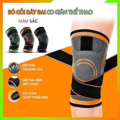 Băng gối Có Dây Đai,Băng Quấn Đầu Gối,Băng gối thể thao,Yoga, bóng đá,bóng chuyền co giãn đàn hồi GIÁ(1chiếc)Và( 2 Chiếc)