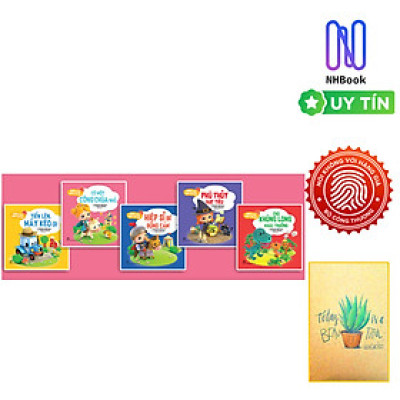 Combo 5 Cuốn Những Cuộc Phiêu Lưu Nhỏ: Phù Thủy Hạt Tiêu + Hiệp Sĩ Bé Dũng Cảm + Chú Khủng Long Khác Thường + Có Một Công Chúa Nhỏ + Tiến Lên, Máy Kéo Ơi! ( Tặng kèm sổ tay xương rồng )