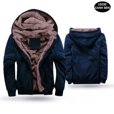 Áo Khoác Nỉ Lót Lông Thời Trang Cao Cấp PONIVA Chất Liệu Dày Mịn Và Ấm Áp Cho Mùa Đông