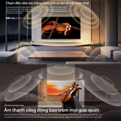 [SP Mới 2025] Smart Tivi Toshiba 43 inch AI 4K UHD 43C350RP - Giao Hàng Toàn Quốc - Bảo Hành 24 Tháng - Hàng Chính Hãng