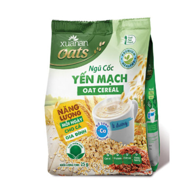 Combo 5 túi: NC Óc Chó Mè Đen+YM Hạnh Nhân+Gạo Lức No Sugar+Dinh Dưỡng Canxi+NC Yến Mạch[ít đường 400gr](Tặng Kèm 2 Túi Yến Mạch 150G)