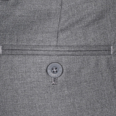 Quần tây nam không ly Khatoco Q1M428R0-INMA037-2111-0-XÁM NHẠT VẢI GÂN