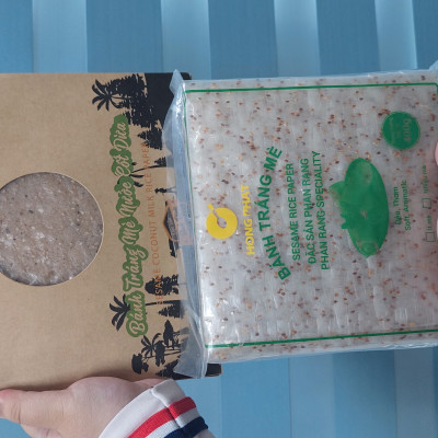 Combo 5 Bánh tráng cuốn 400g/gói (Bánh tráng mè, bánh tráng gỏi cuốn mè Hồng Phát đặc sản Phan Rang)